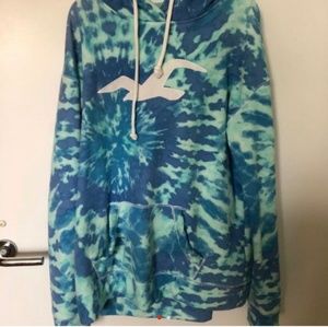 Tie dye hollister hoodie